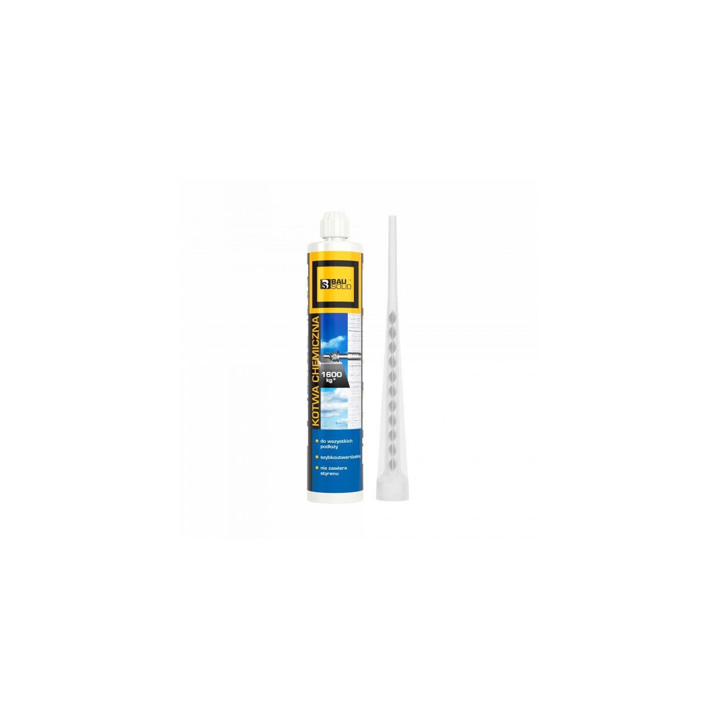 Kotwa Chemiczna + Mieszacz 300 ml Bausolid