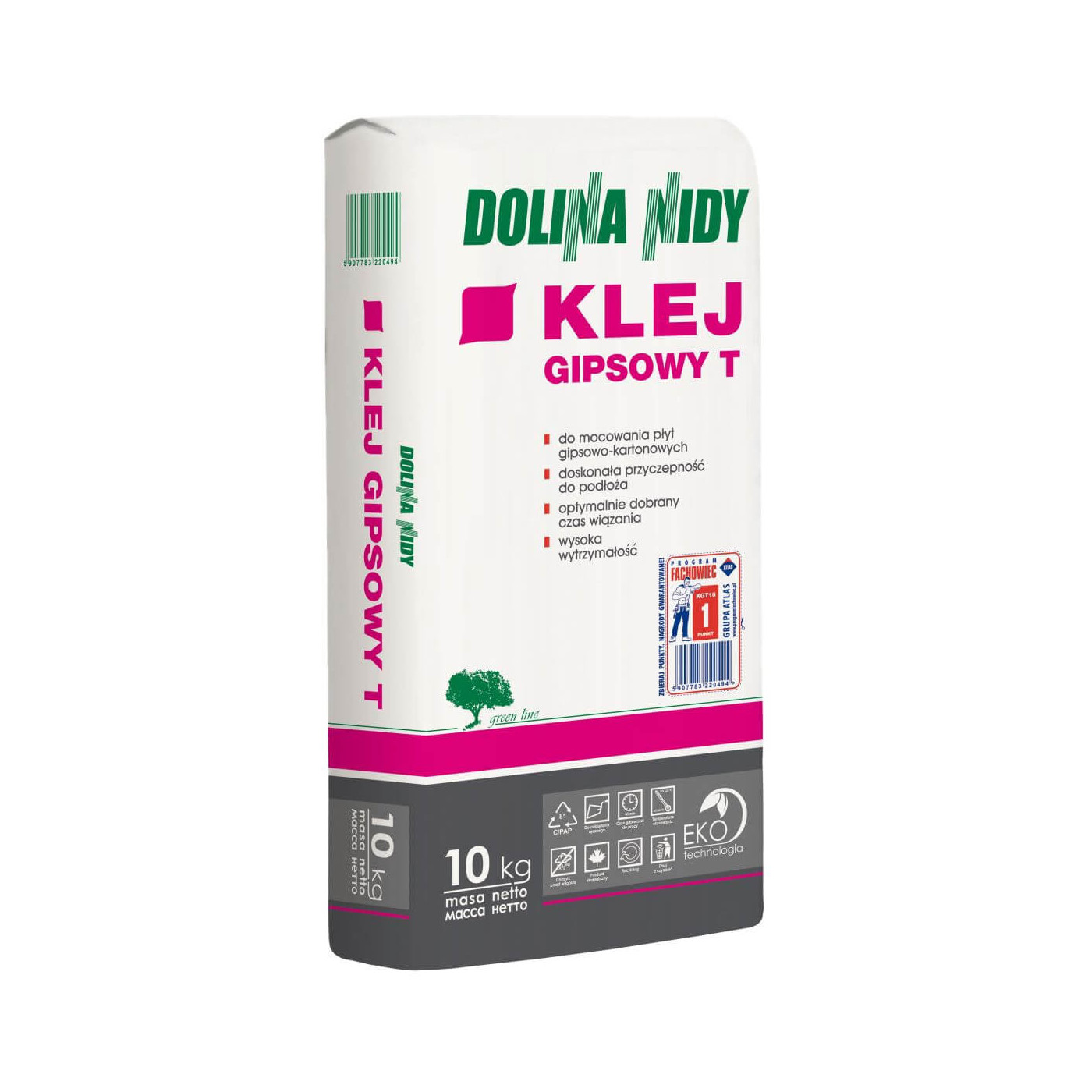 Klej Gipsowy T 10Kg Dolina Nidy