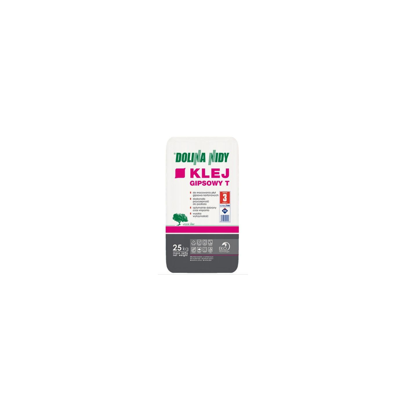 Klej Gipsowy T 25Kg Dolina Nidy