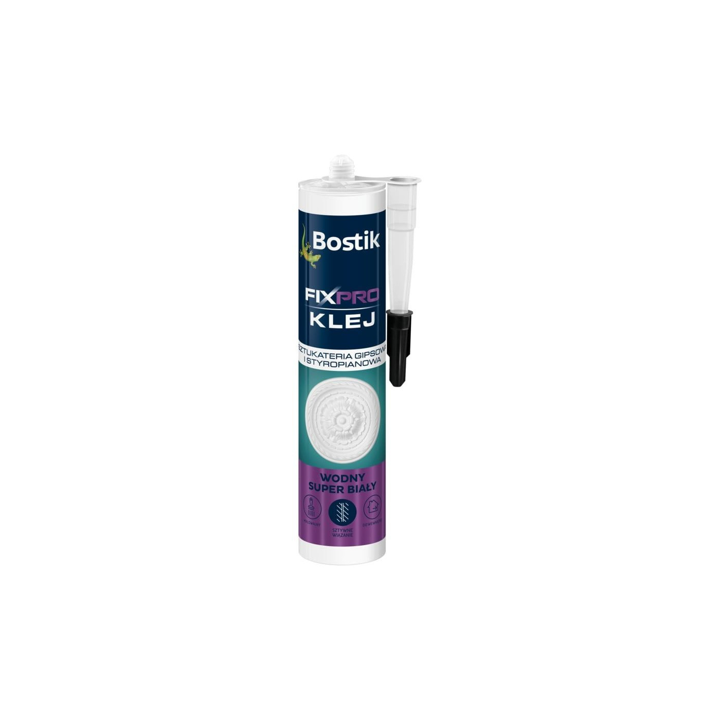 Klej Montażowy FixPro Sztukateria Gipsowa i Styropianowa 300 ml Bostik