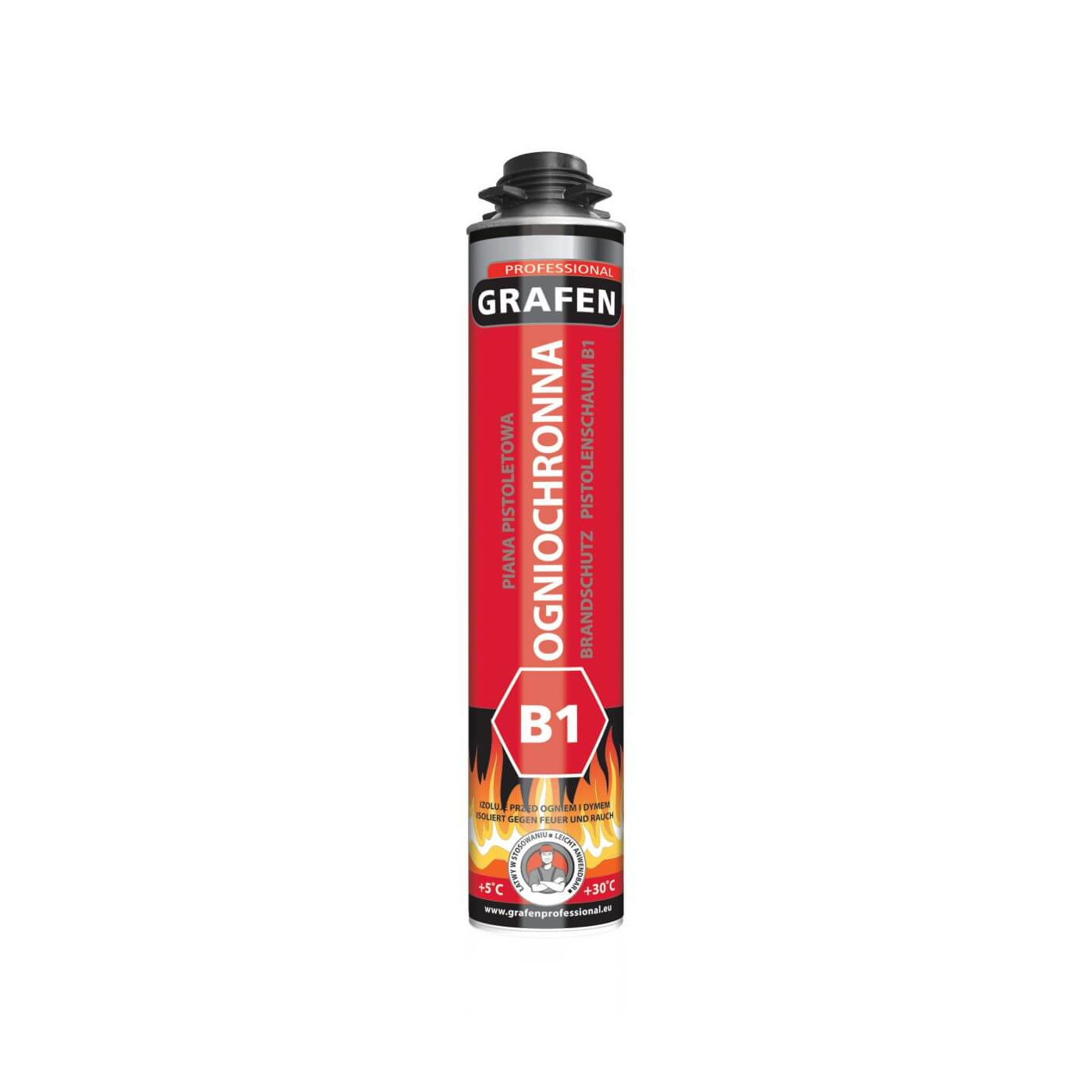 Pianka Pistoletowa Ognioochronna 750ml Grafen