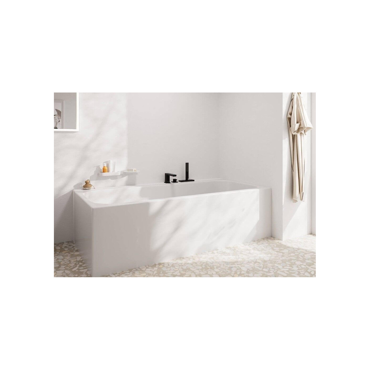 Bateria Wannowa Tecturis E Czarny Mat 73443670 Hansgrohe