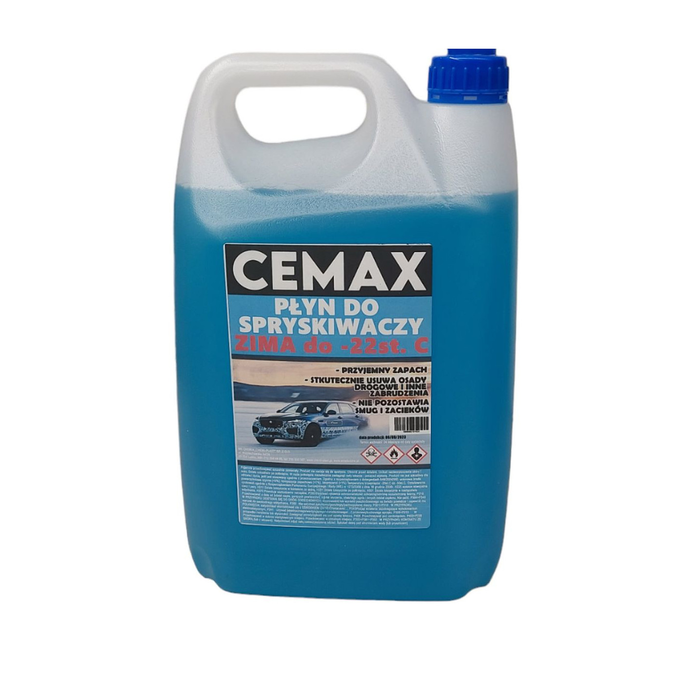 Płyn Do Spryskiwaczy zimowy 5l do -22'c Cemax