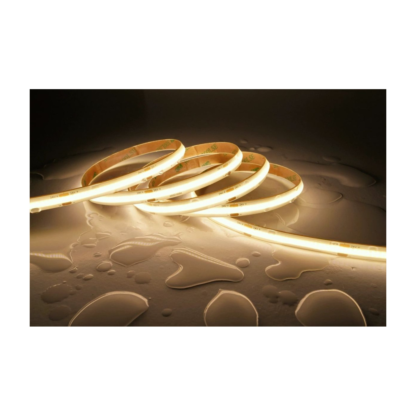 Taśma LED COB 4000K 480 LED 5W 475lm IP33 24V zoomLED