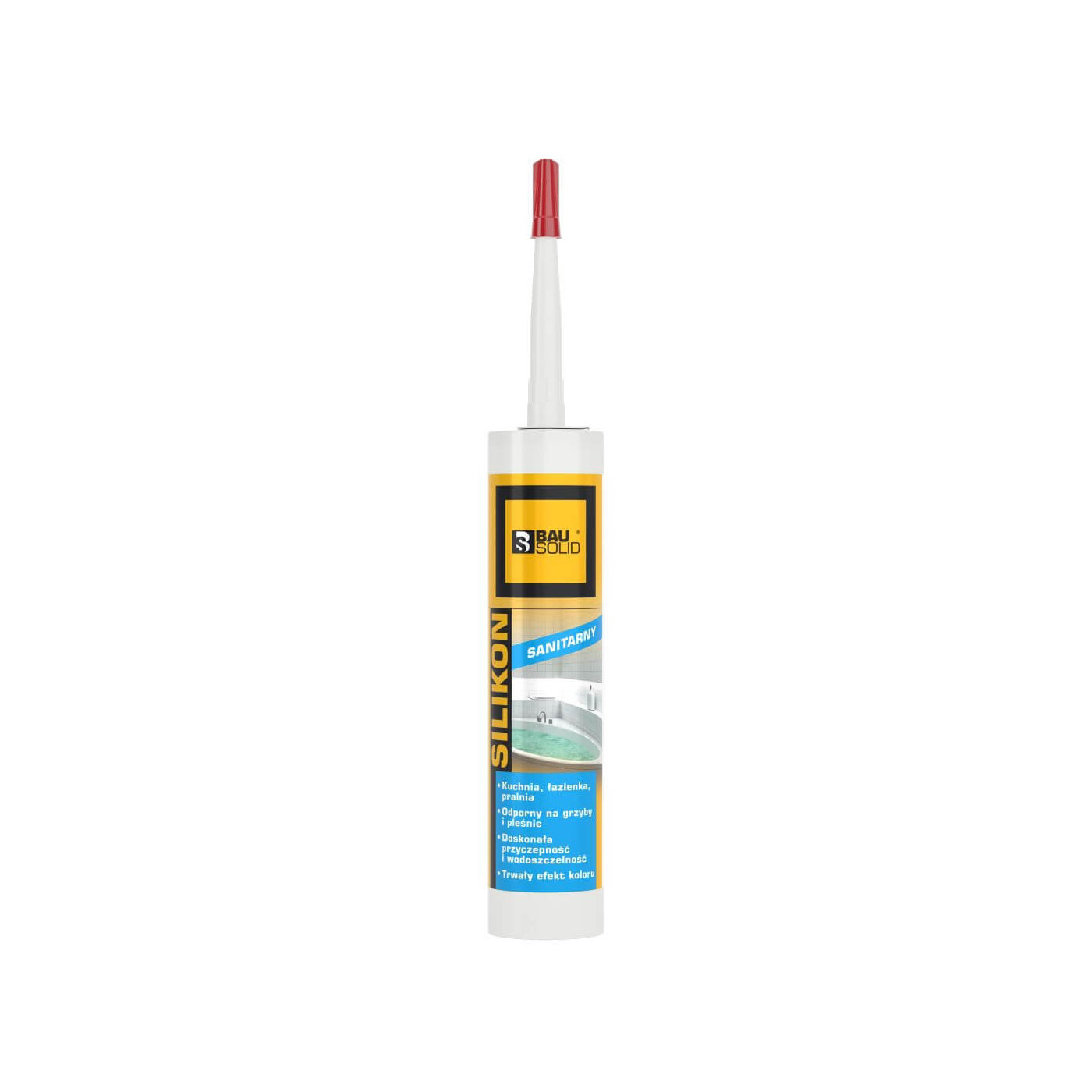 Bausolid Silikon Sanitarny Bezbarwny 280Ml