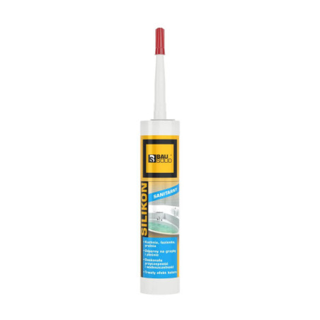 Bausolid Silikon Sanitarny Bezbarwny 280Ml