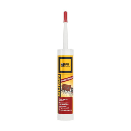 Bausolid Silikon Uniwersalny Biały 280Ml