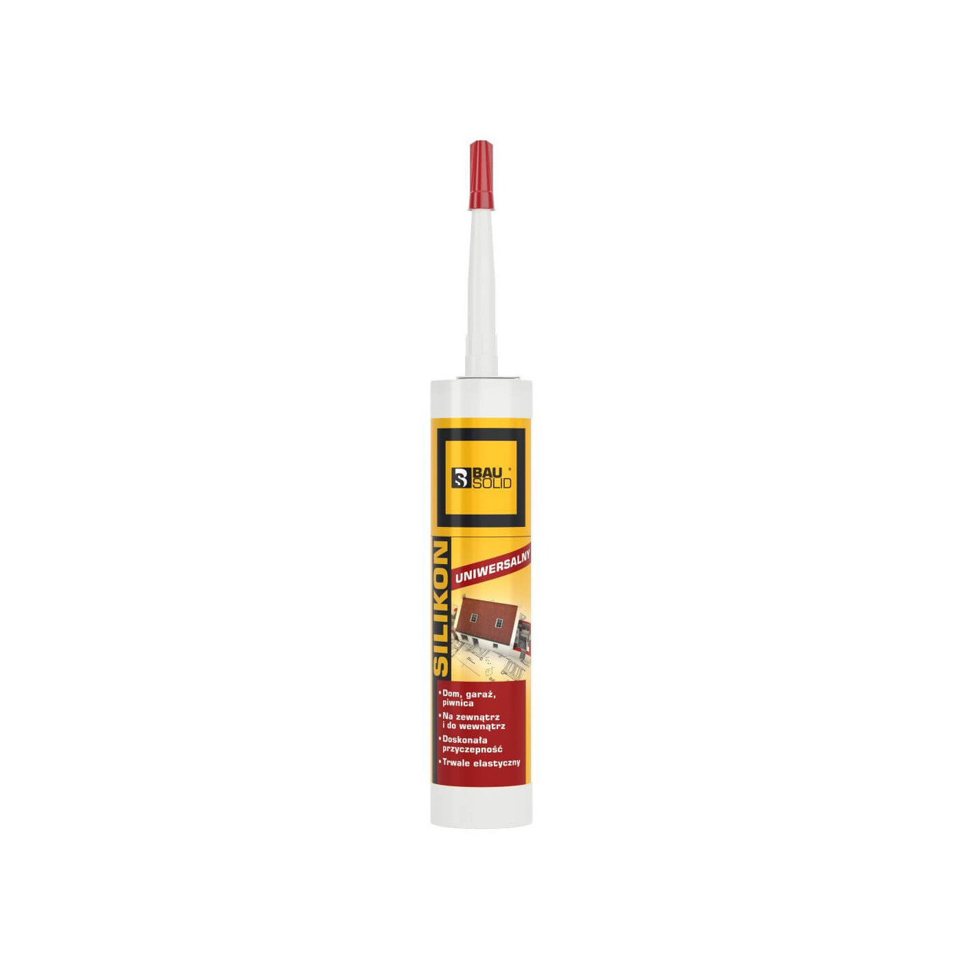 Bausolid Silikon Uniwersalny Bezbarwny 280Ml