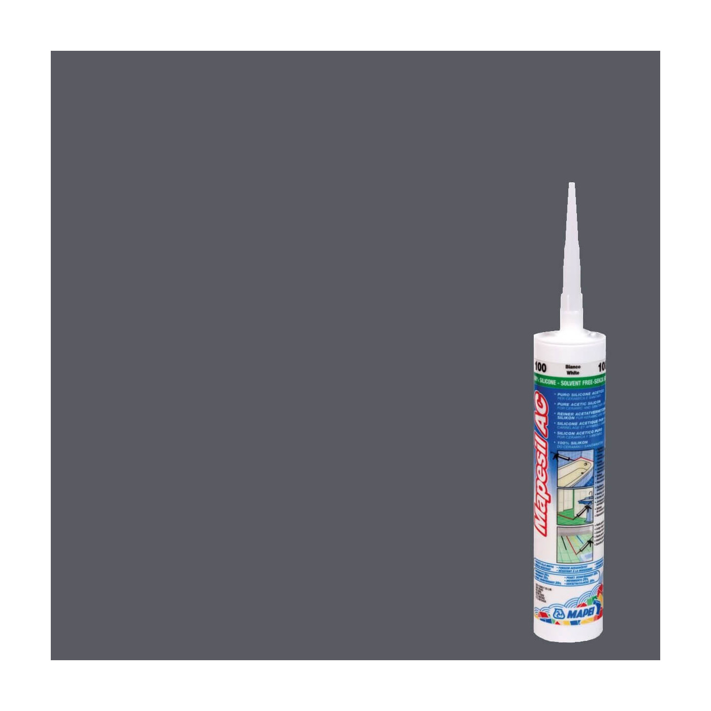 Silikon Mapesil AC Antracyt 114 310 ml Mapei