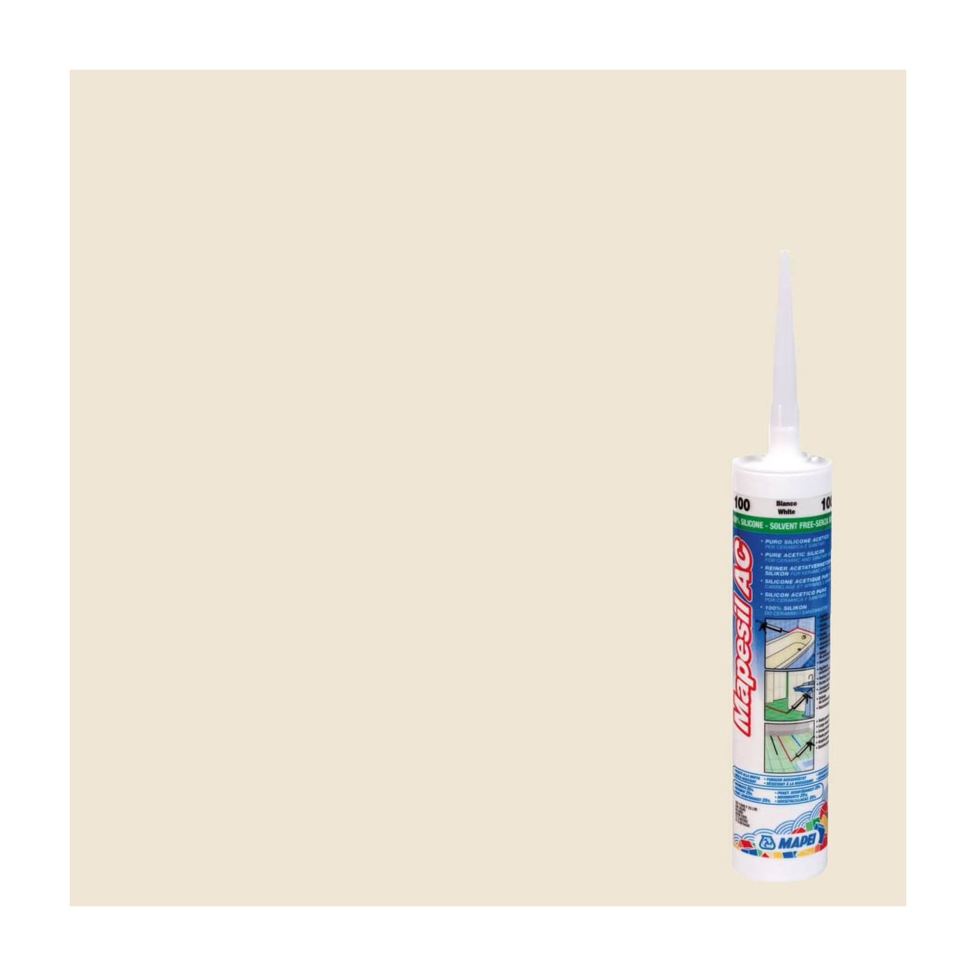 Silikon Mapesil AC Jaśmin 130 310 ml Mapei
