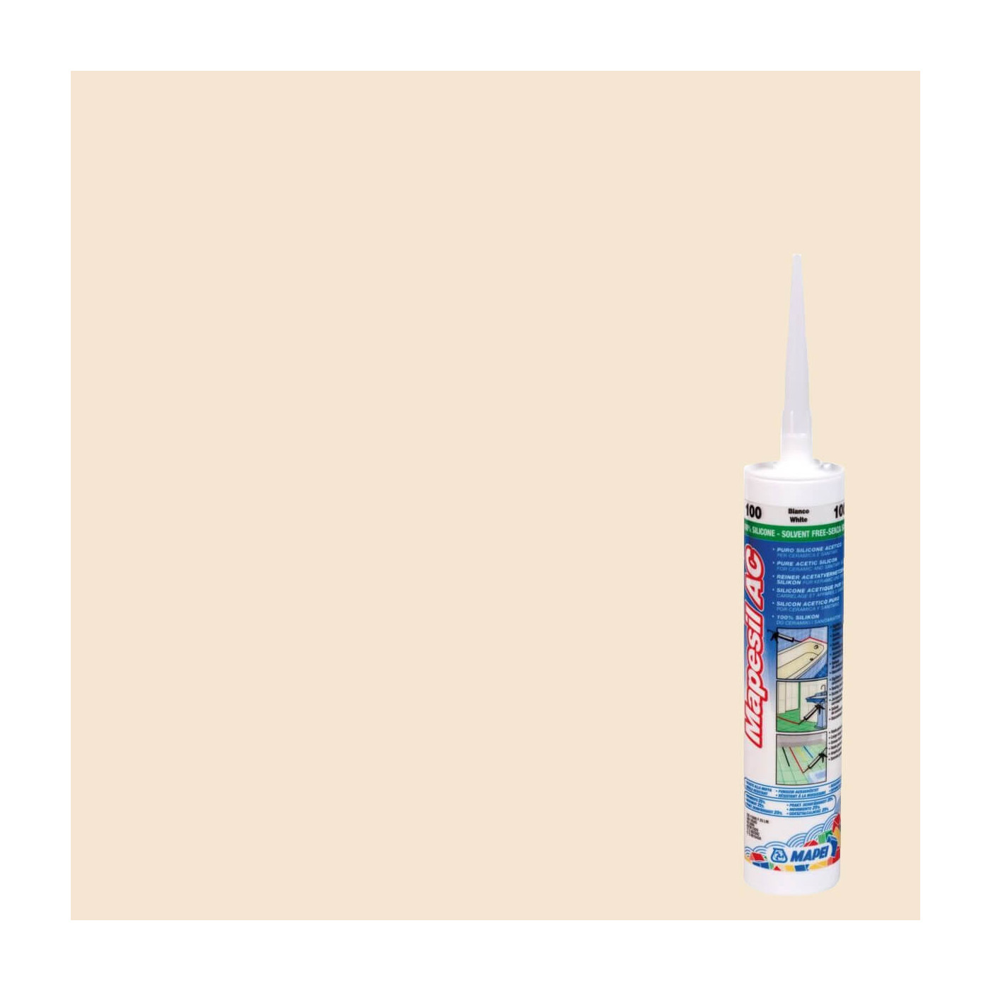Silikon Mapesil AC Wanilia 131 310 ml Mapei