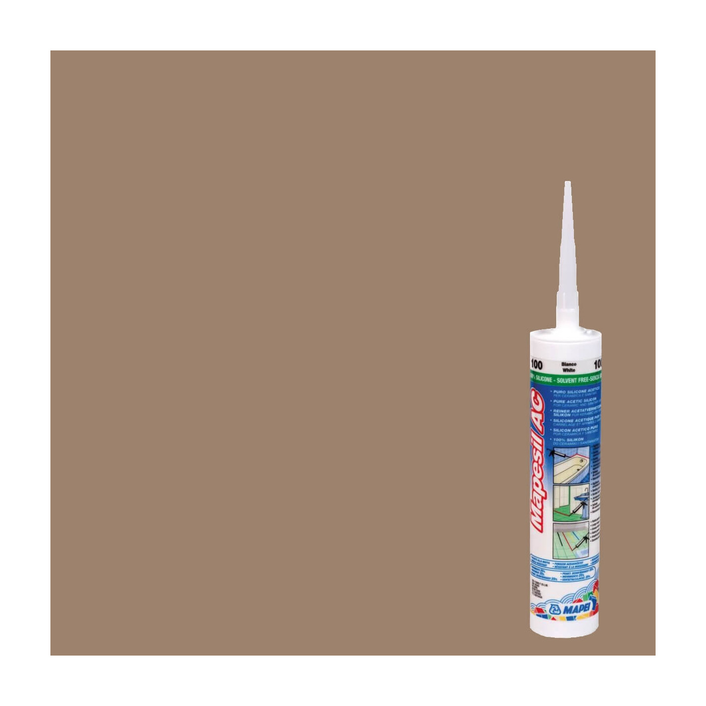 Silikon Mapesil AC Złoty Pył 135 310 ml Mapei