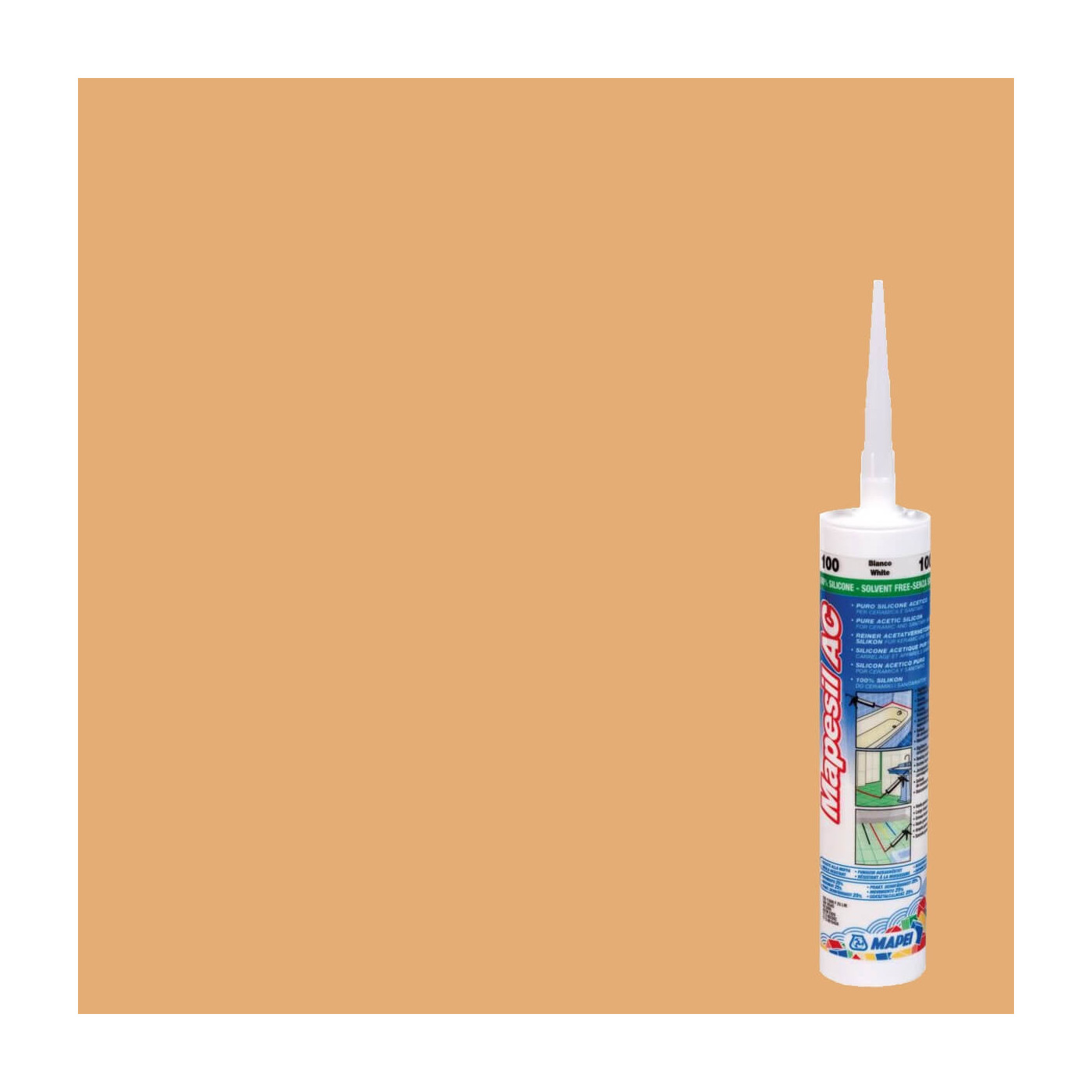 Silikon Mapesil AC Karmel 141 310 ml Mapei