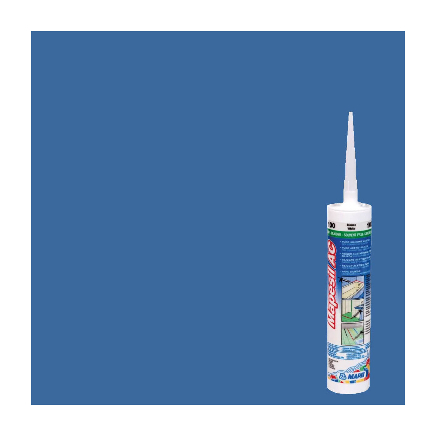Silikon Mapesil AC Niebieski 172 310 ml Mapei