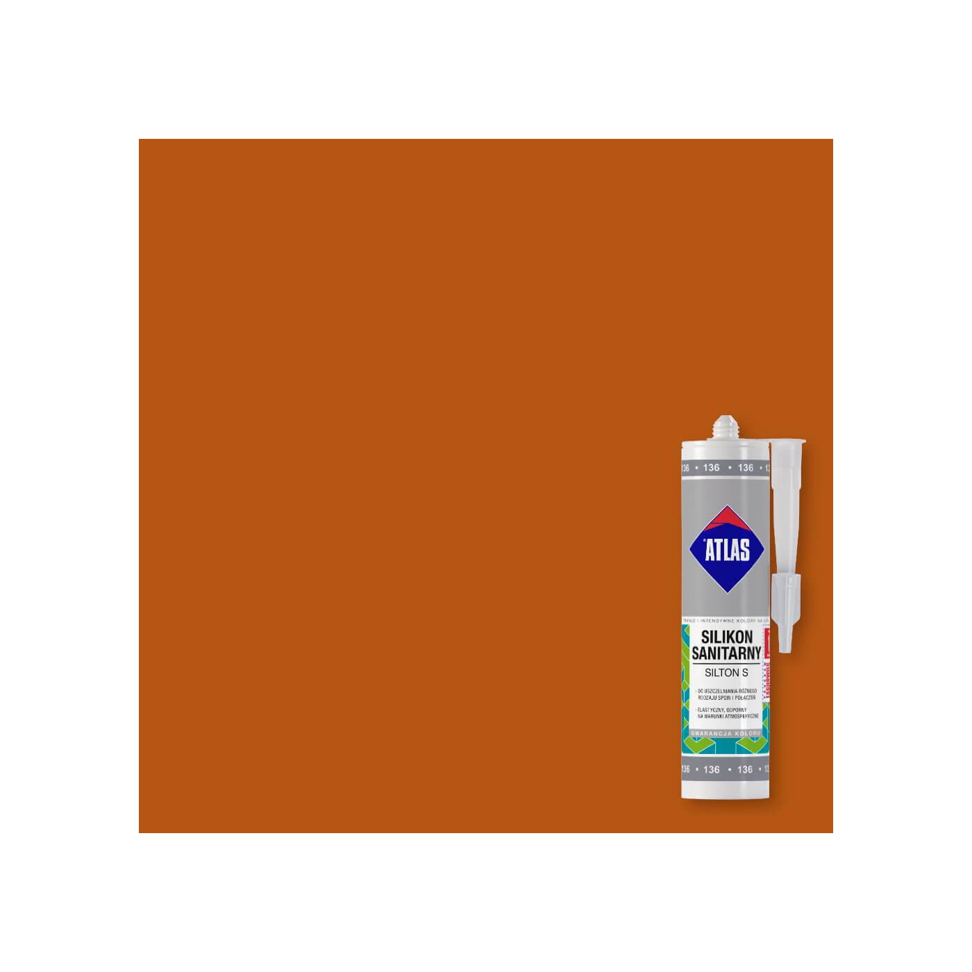Silikon Sanitarny Silton S Orzech 22 Atlas