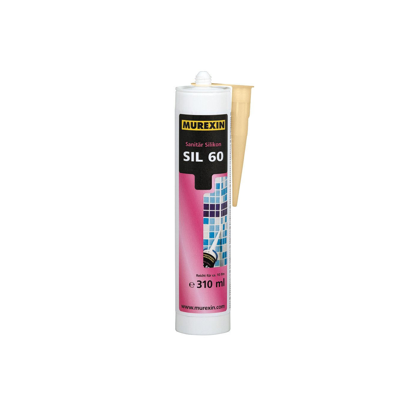 Silikon Sanitarny SIL 60 Premium Jaśmin 310 Ml Murexin