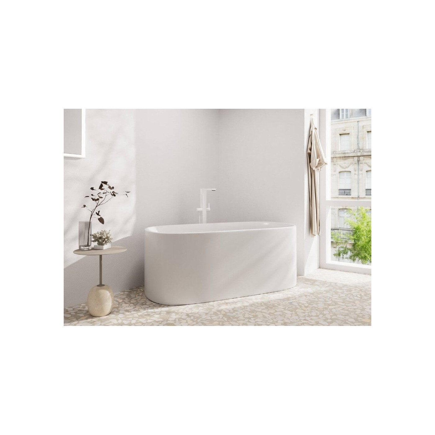 Bateria Wannowa Tecturis E Biały Mat 73445700 Hansgrohe