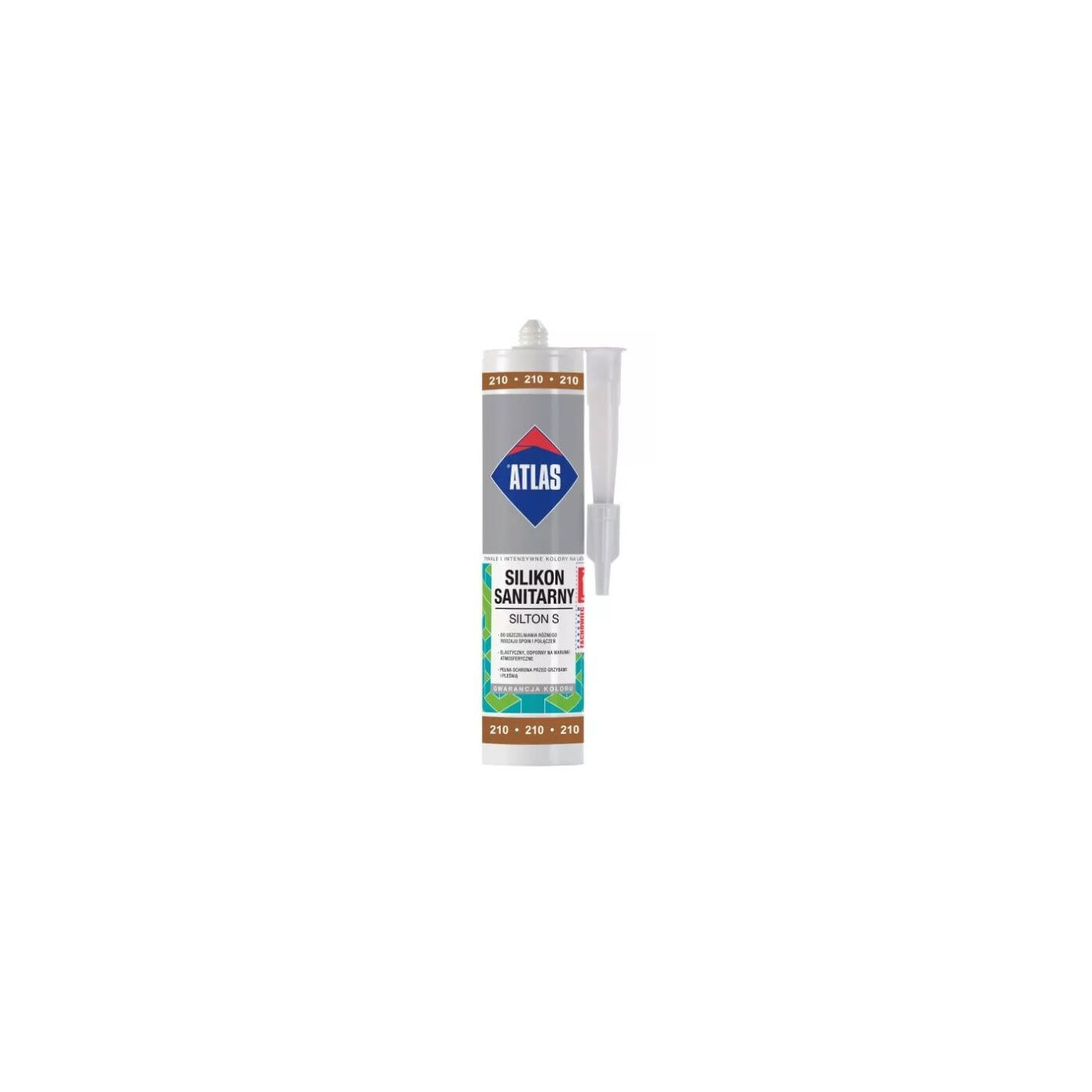 Silikon Sanitarny Elastyczny Kakao 280 Ml Atlas