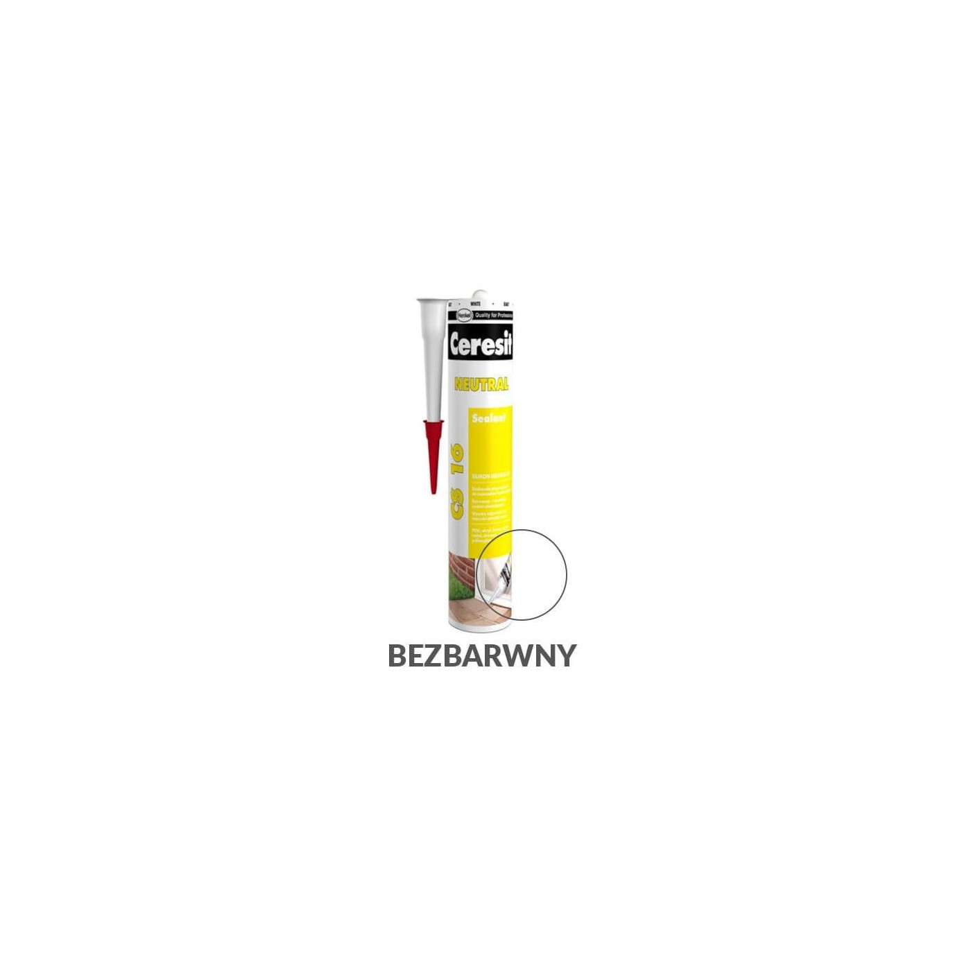 Silikon Bezbarwny CS 16 280 ml Ceresit
