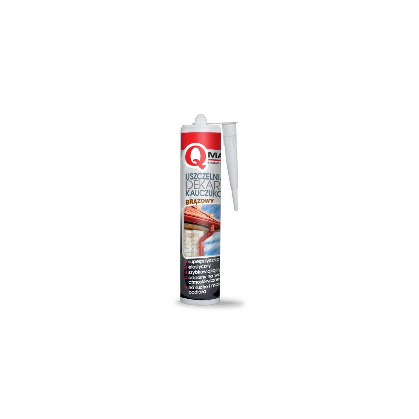 Uszczelniacz Dekarski Brązowy 300 ml Qmar