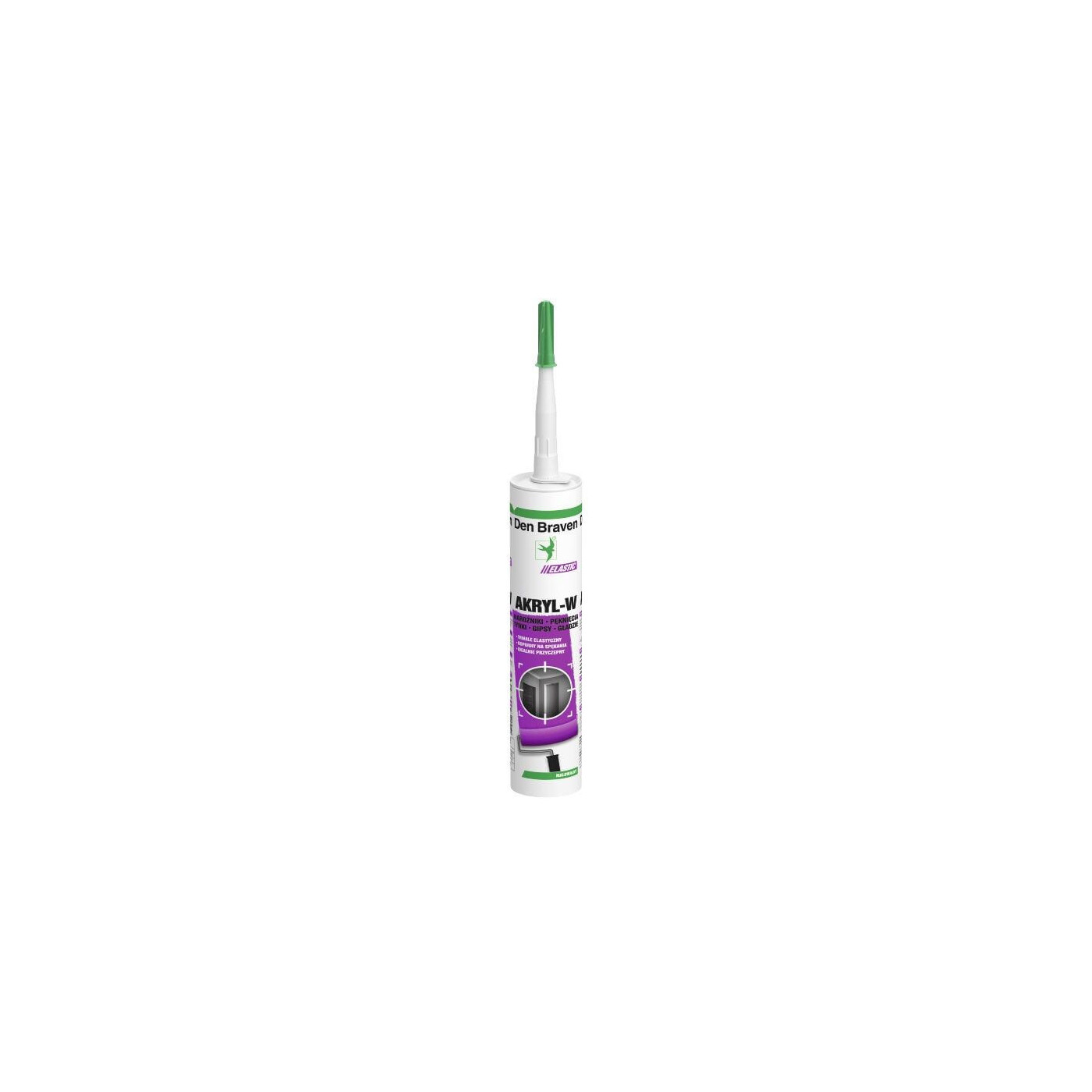 Akryl-W Biały 280 ml Den Braven
