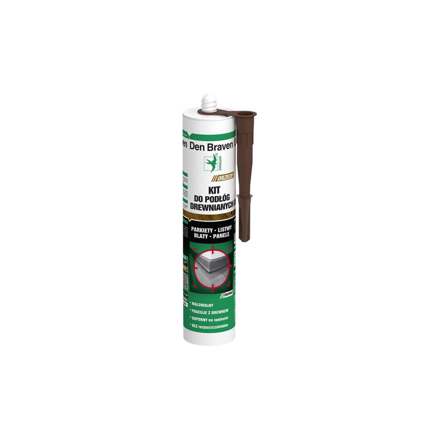 Kit Do Podłóg Drewnianych Parquet-Seal Orzech 280 ml Den Braven
