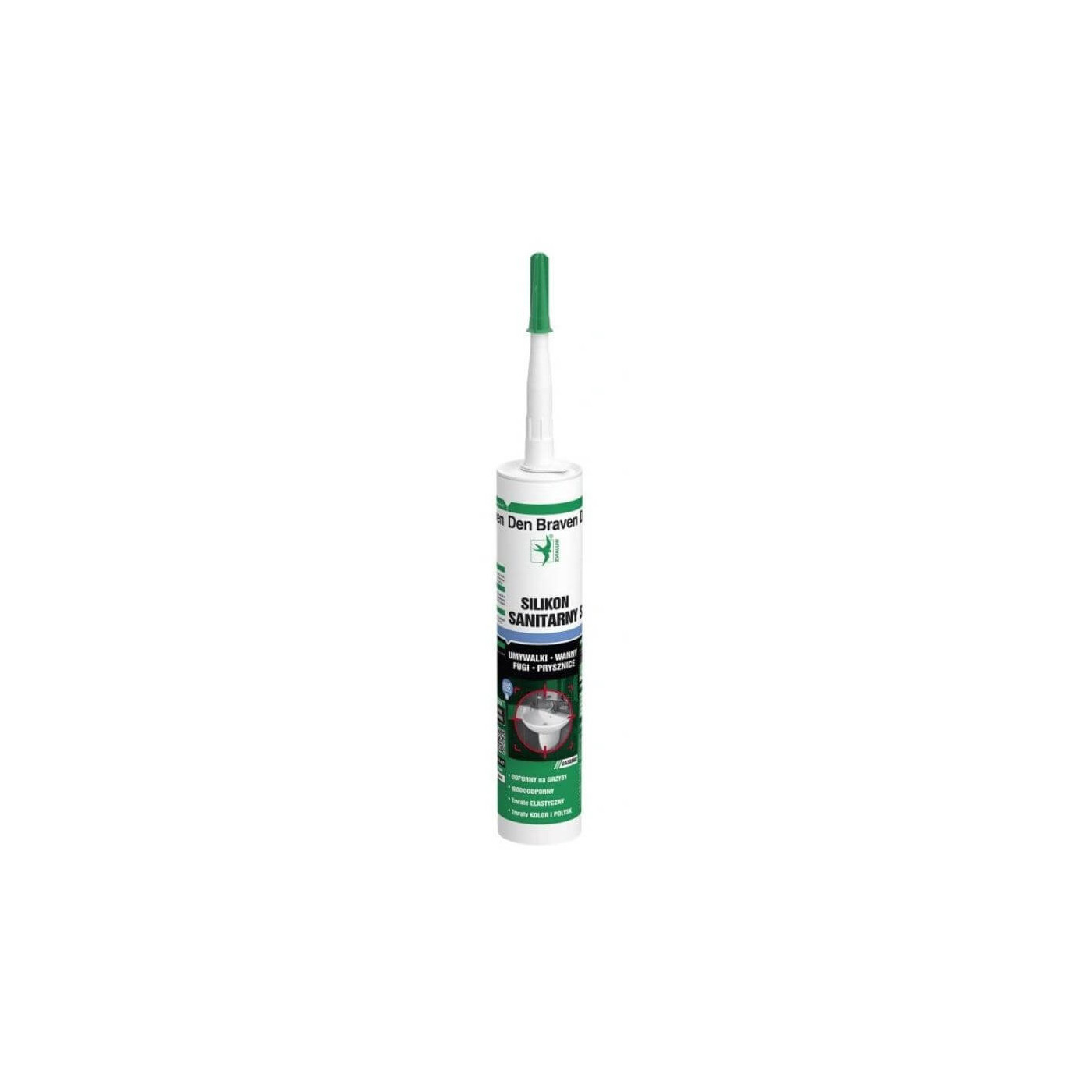 Silikon Sanitarny Bezbarwny 280 ml Den Braven