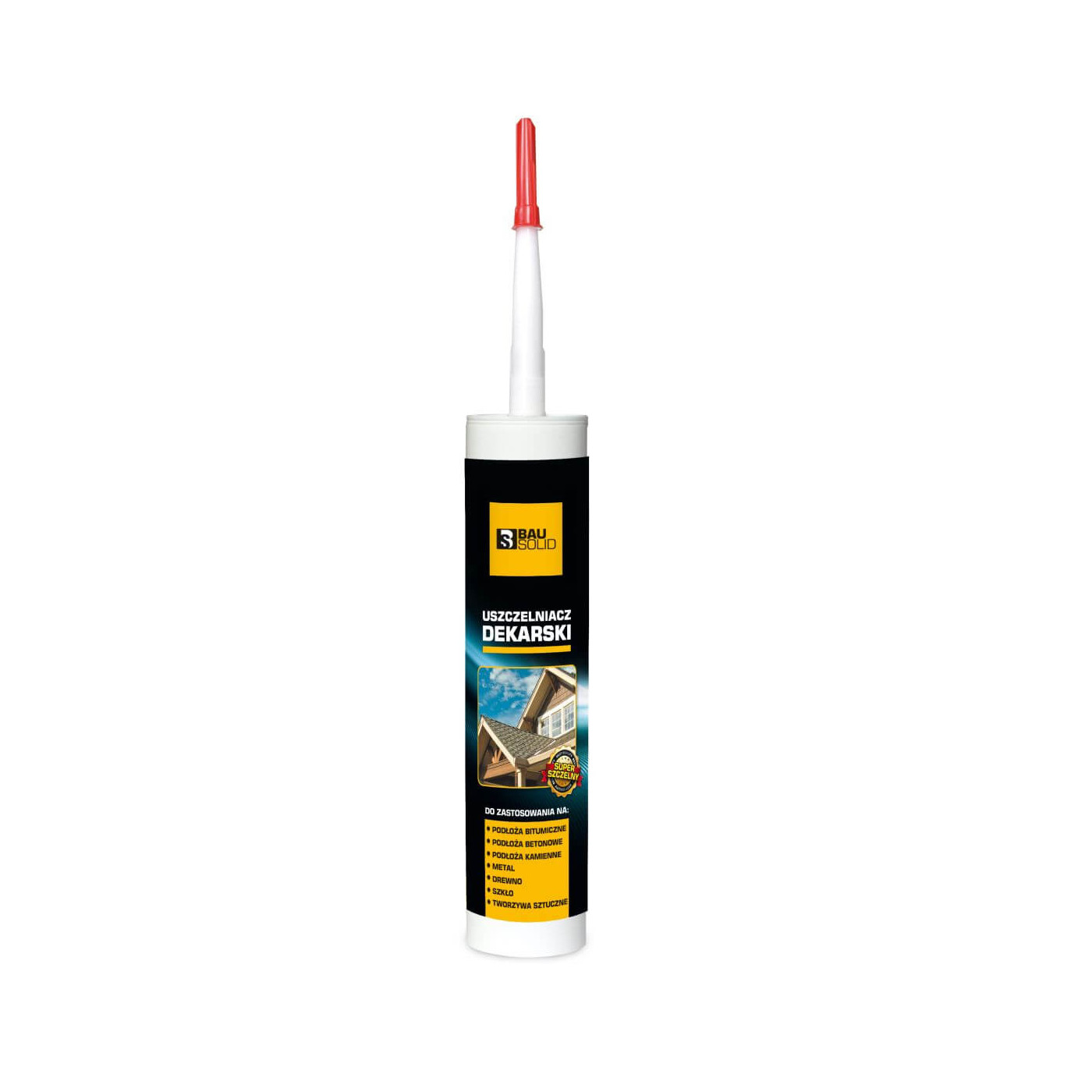 Uszczelniacz Dekarski Bezbarwny 280 ml Bausolid