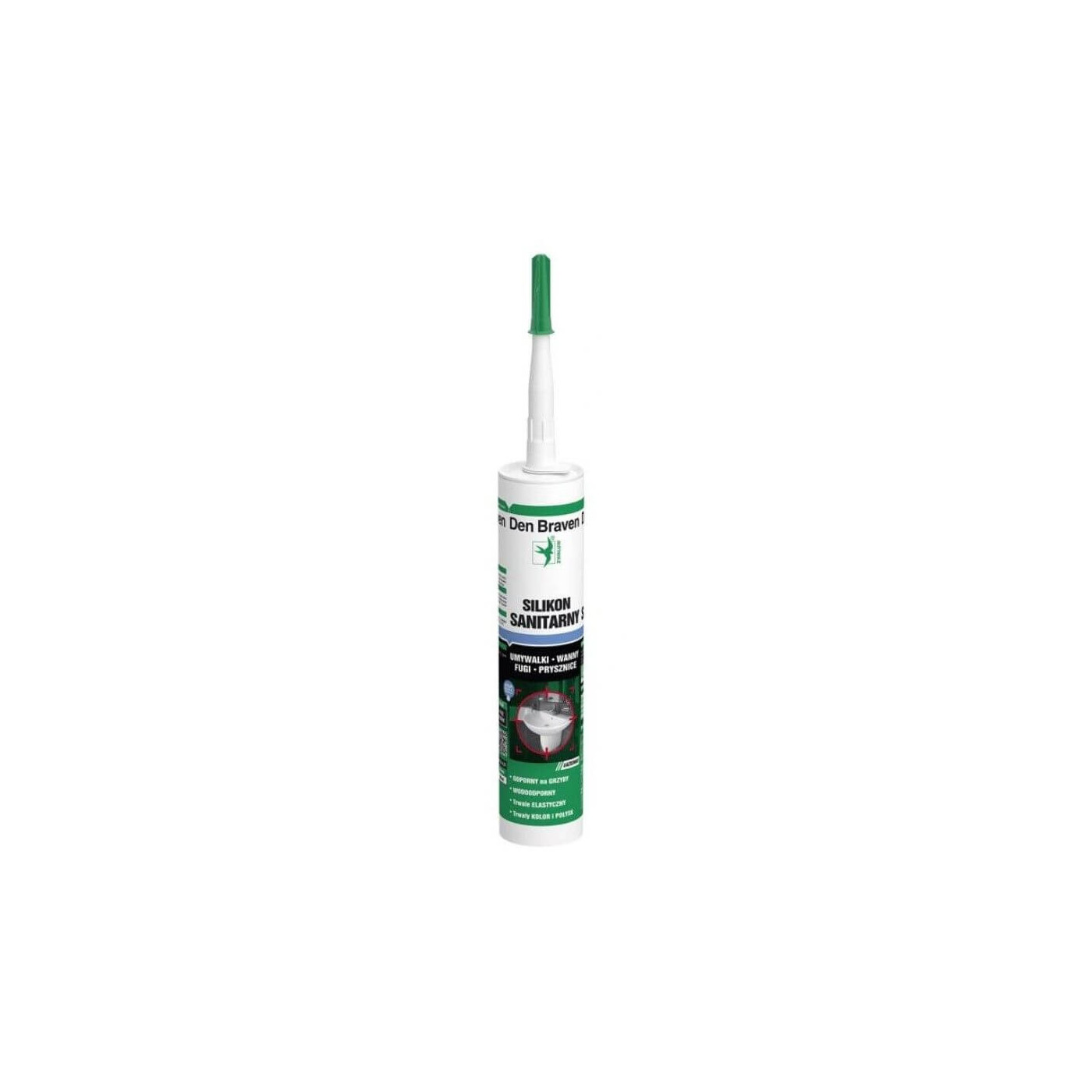 Silikon Sanitarny Bostik Brązowy 280 ml 617020 Den Braven