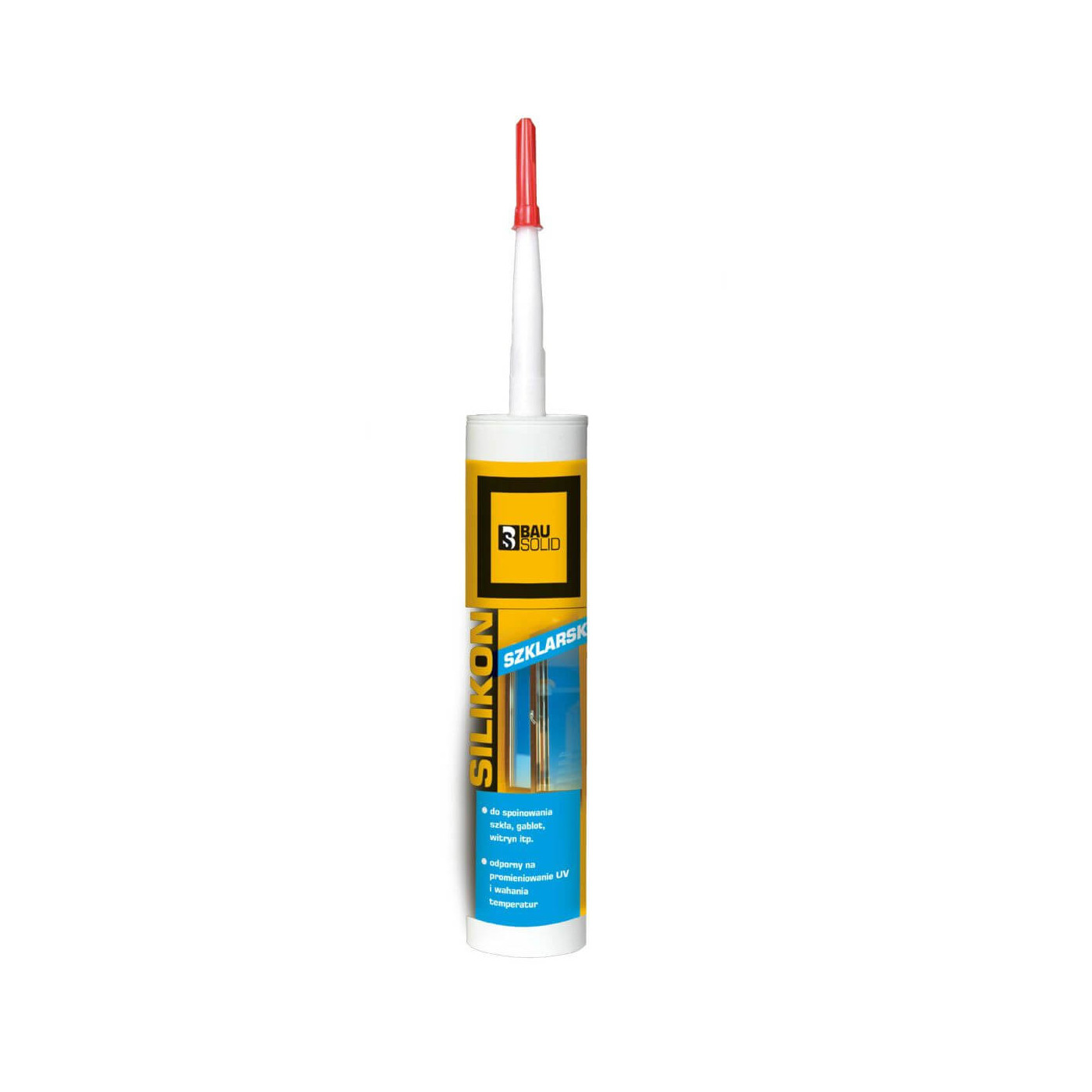 Silikon Szklarski 280ml Bezbarwny Bausolid