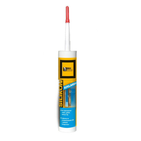 Silikon Szklarski 280ml Bezbarwny Bausolid