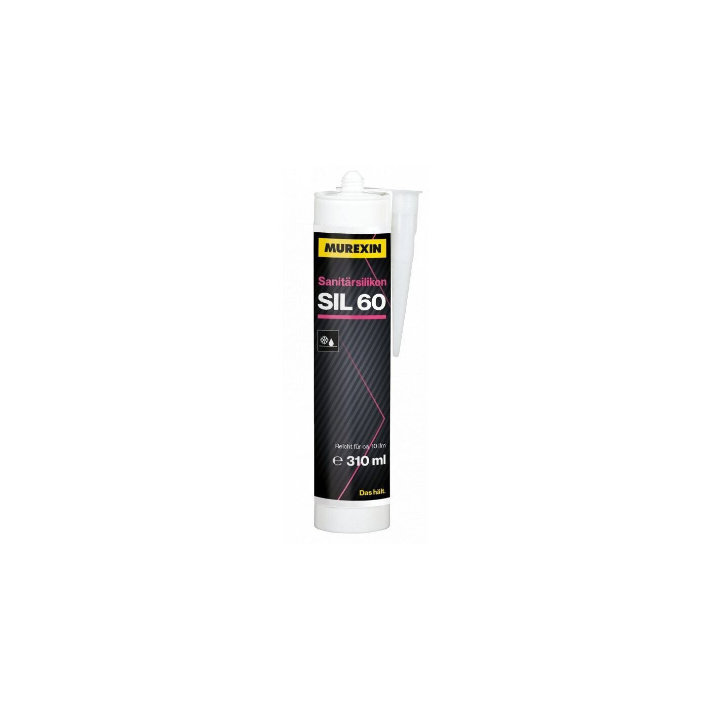 Silikon Sanitarny SIL 60 Premium Piaskowy 310 ml Murexin