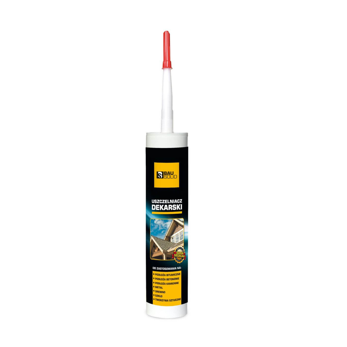 Uszczelniacz Dekarski 280ml Brązowy Bausolid