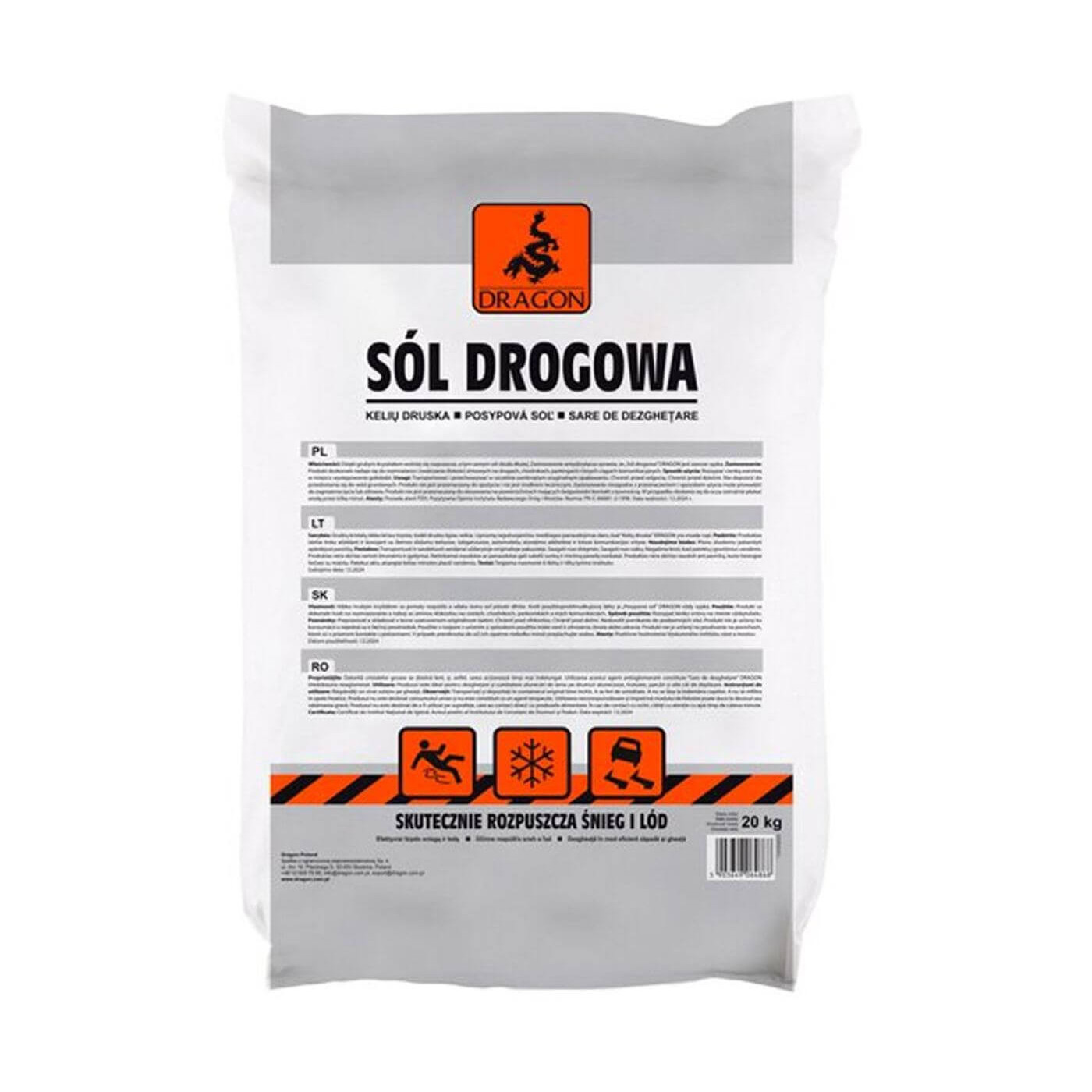 Sól Drogowa 20 Kg Dragon