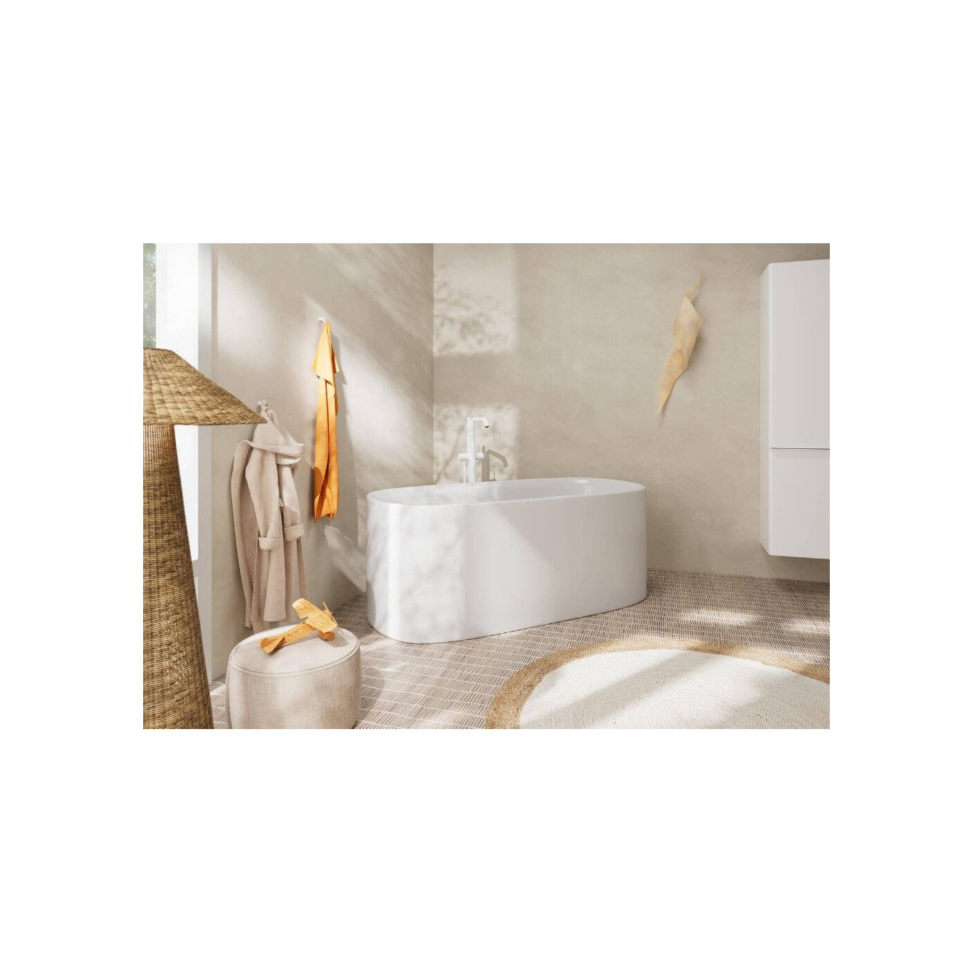 Bateria Wannowa Tecturis S Biały Mat 73440700 Hansgrohe