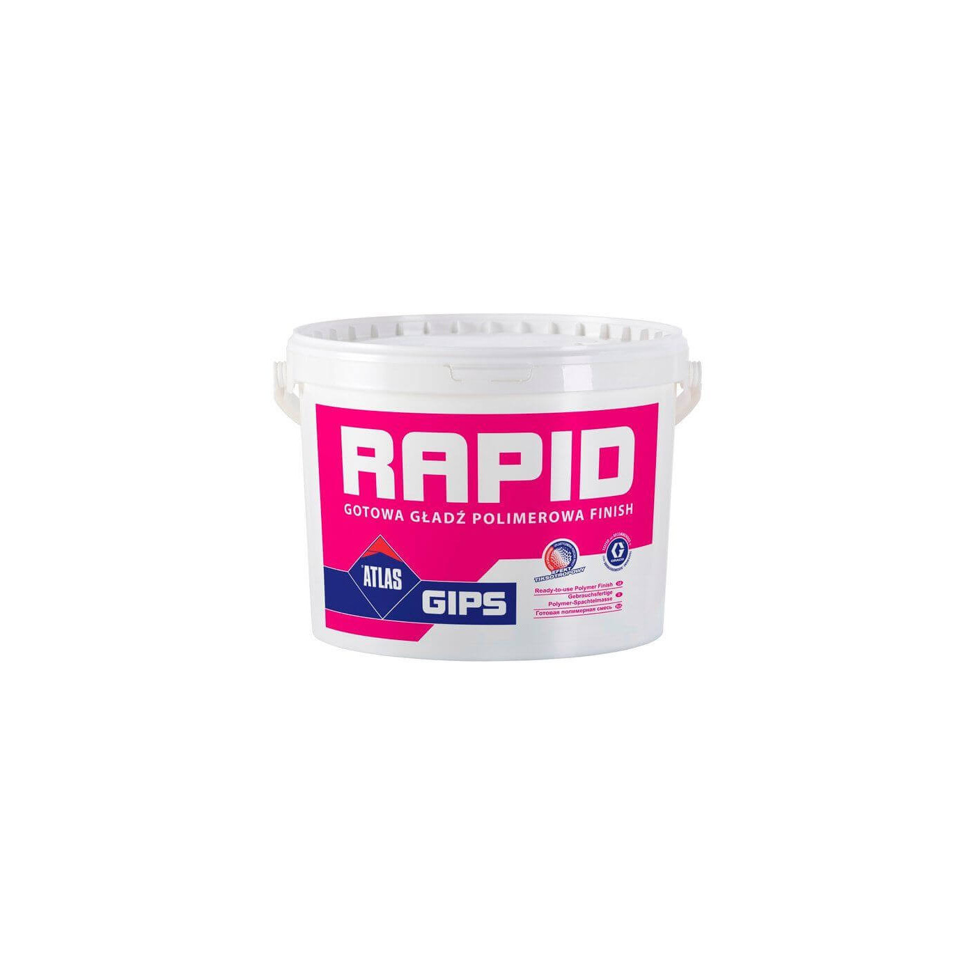 Gładź Gotowa Polimerowa Rapid 18 kg Atlas