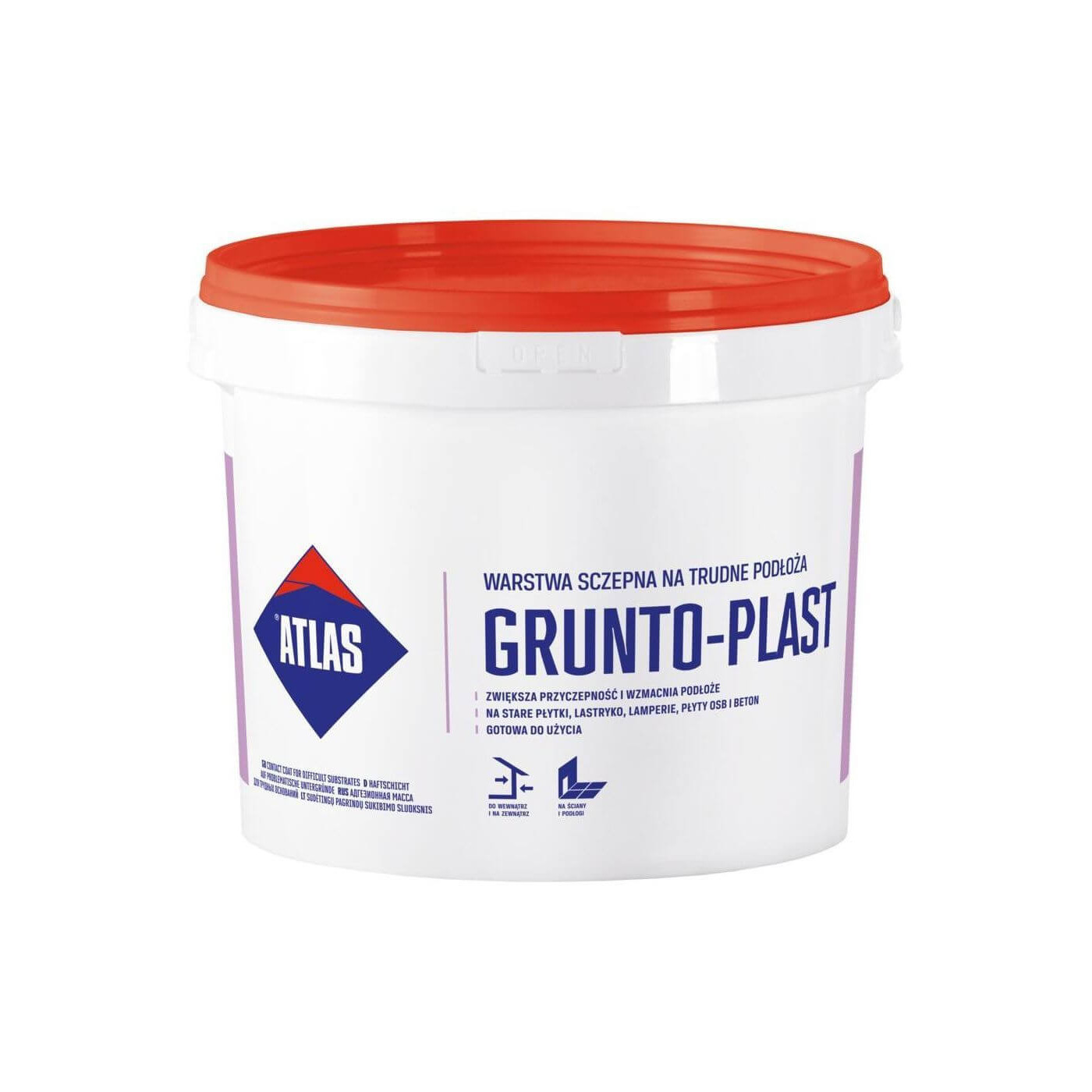 Grunt Na Trudne Podłoża Gruntoplast 5 kg Atlas