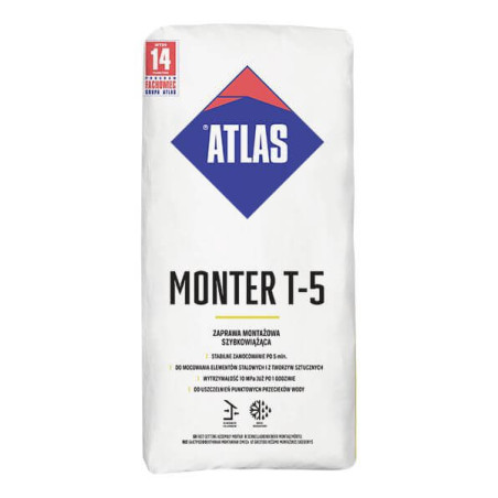 Zaprawa Montażowa Monter T5 5 kg Atlas