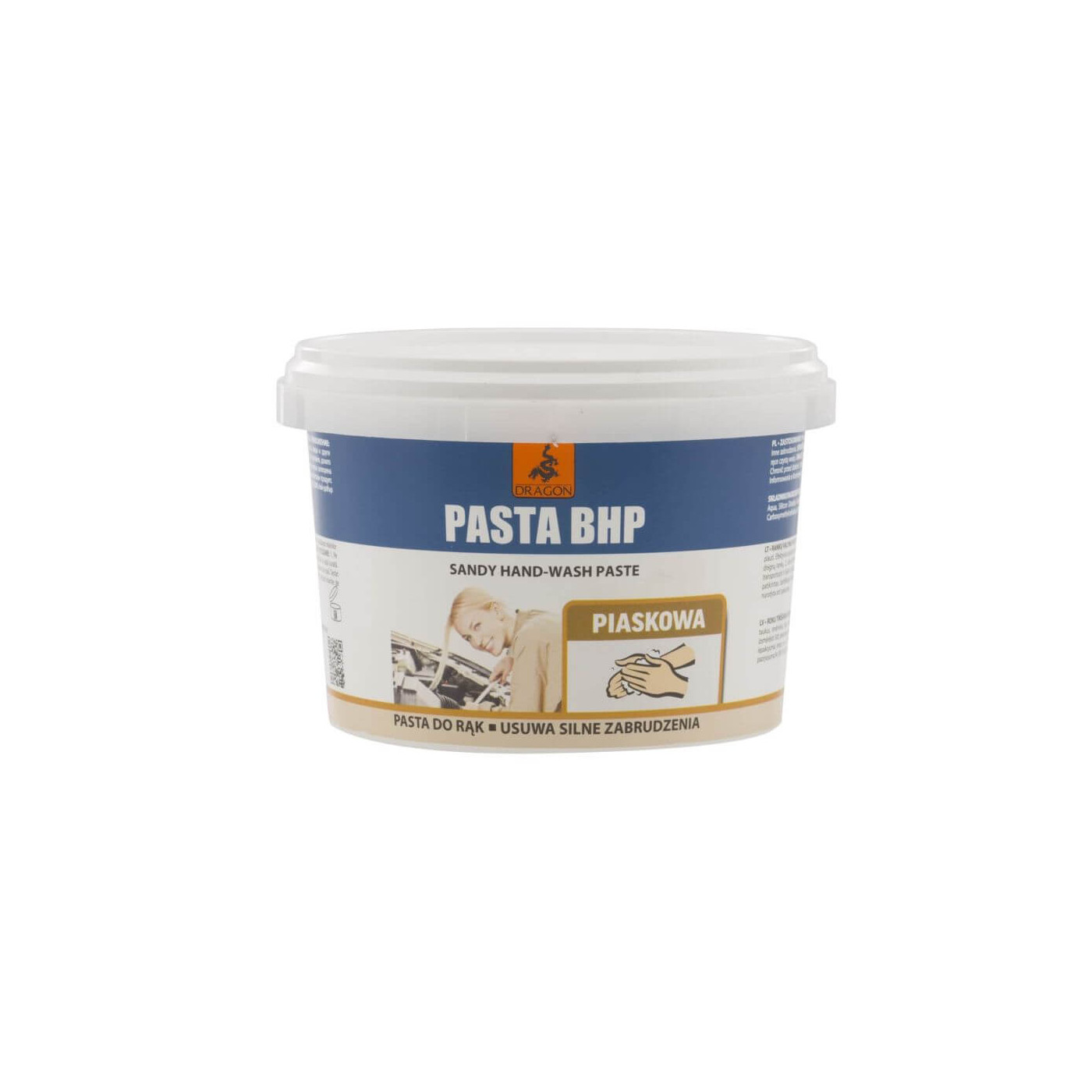 Pasta Do Mycia Rąk BHP Piaskowa 0.5 kg Dragon