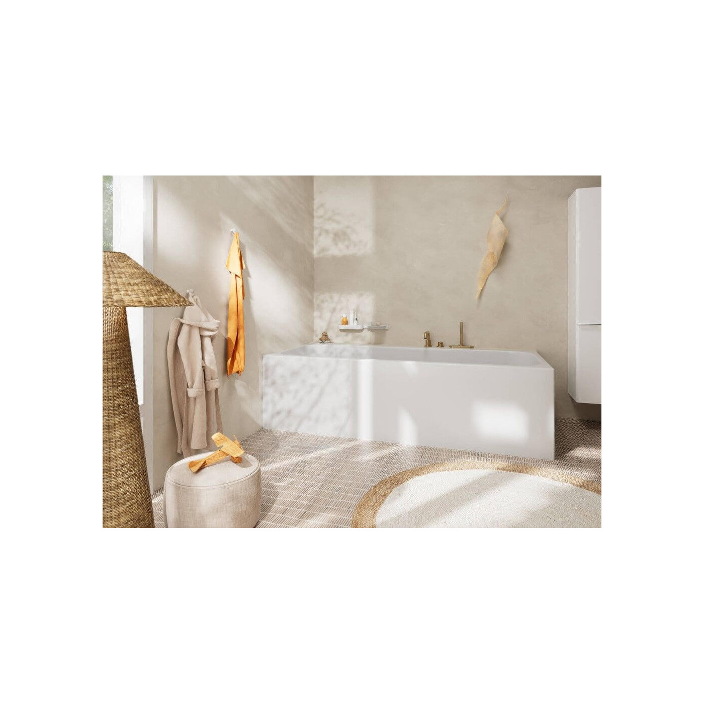 Bateria Wannowa Tecturis S Brąz Szczotkowany 73447140 Hansgrohe