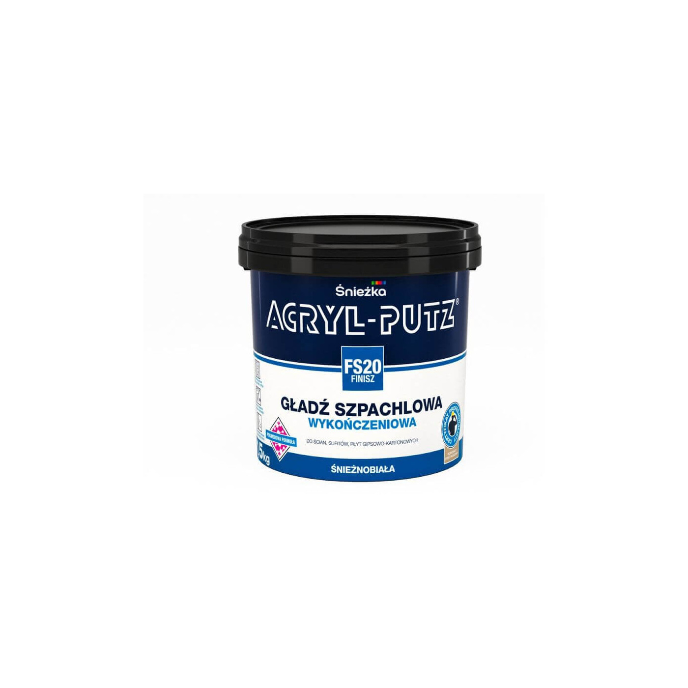 Masa Szpachlowa Acryl Putz Finisz 1,5 kg Śnieżka