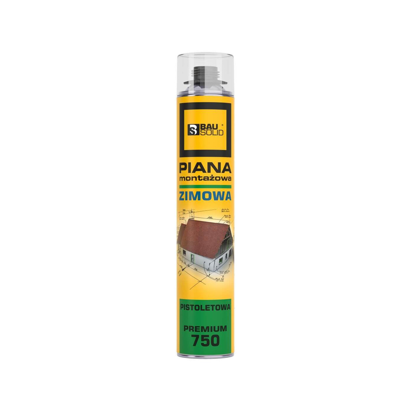 Pianka Pistoletowa Zimowa 750 ml Bausolid