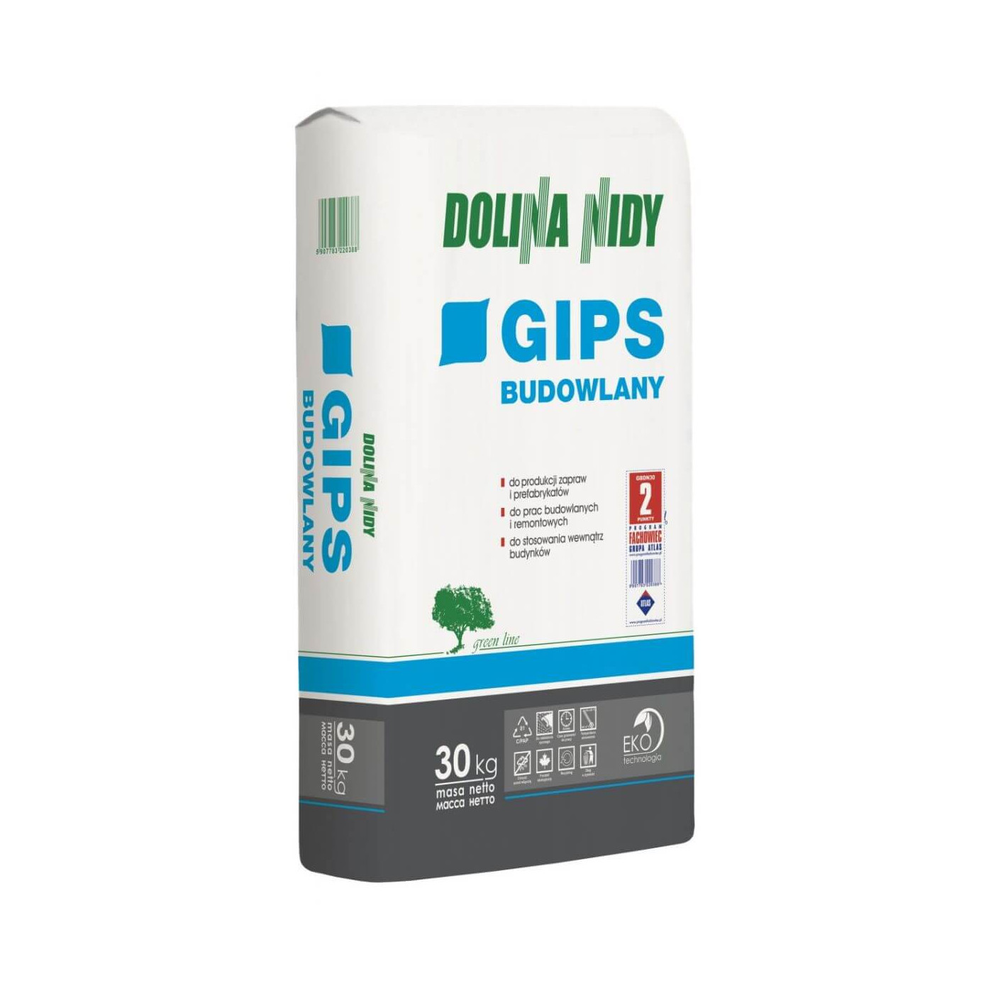 Gips Budowlany 30 kg Dolina Nidy