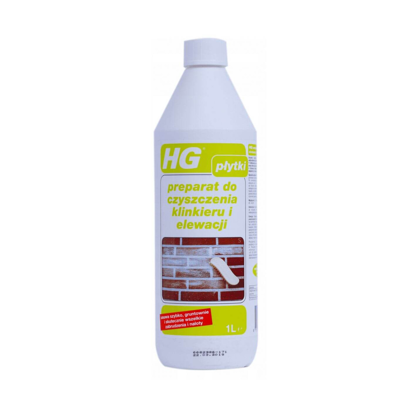 Preparat Do Czyszczenia Klinkieru I Elewacji 1L HG