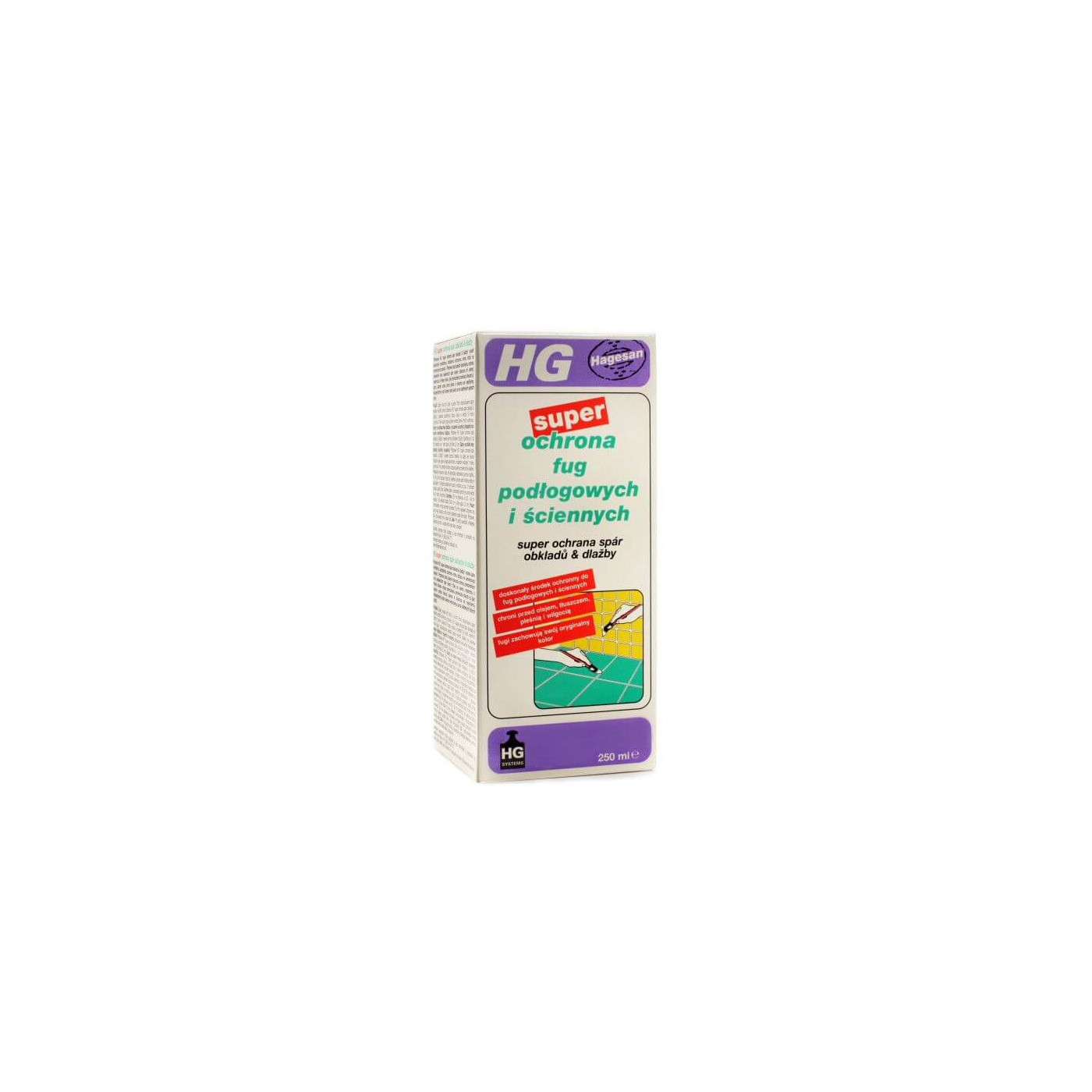 Super Ochrona Fug Podłogowych I Ściennych 250 ml HG