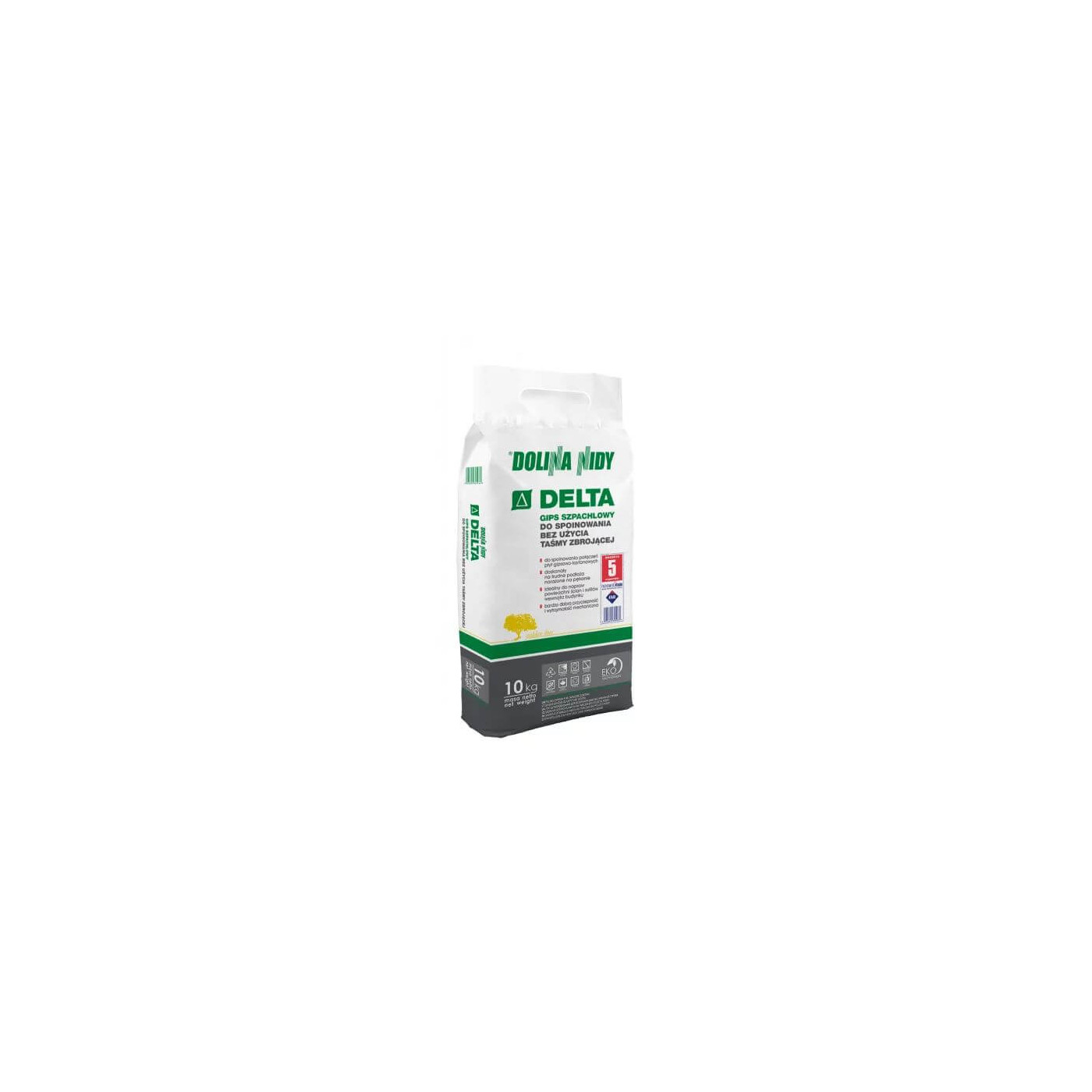Gips Szpachlowy Delta Do Spoinowania 10Kg Dolina Nidy