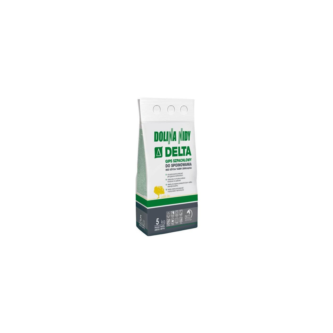 Gips Szpachlowy Delta Do Spoinowania 5Kg Dolina Nidy