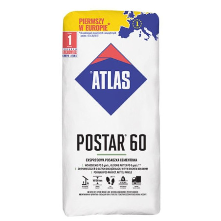 Ekspresowa Posadzka Cementowa Postar 60 25Kg Atlas