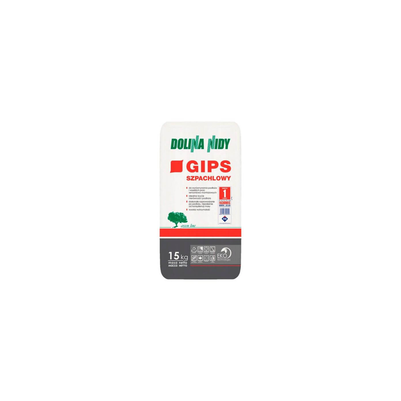Gips Szpachlowy 15Kg Dolina Nidy