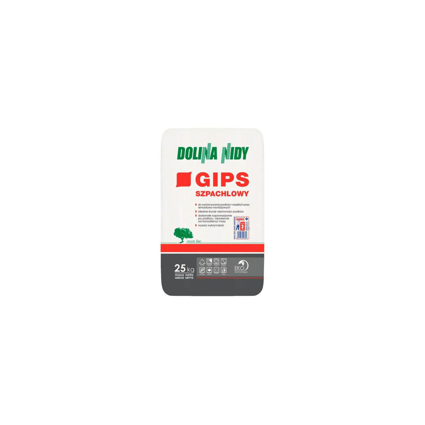 Gips Szpachlowy 25Kg Dolina Nidy